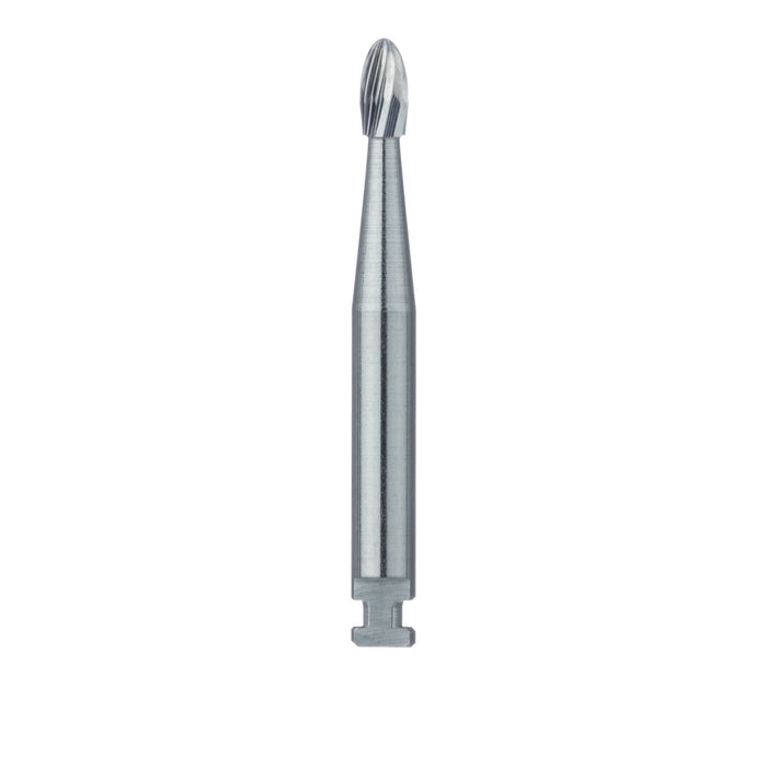 Trimming & Finishing Carbide Bur, Fine, Football, US#7406, 1.8mm Ø, RA - HM379-018-RA - Avtec Dental