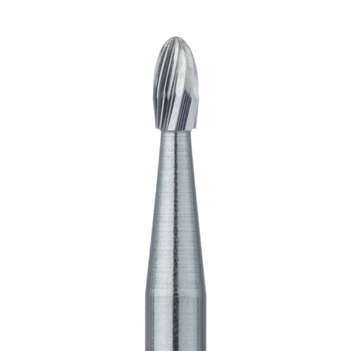 Trimming & Finishing Carbide Bur, Fine, Football, US#7406, 1.8mm Ø, RA - HM379-018-RA - Avtec Dental