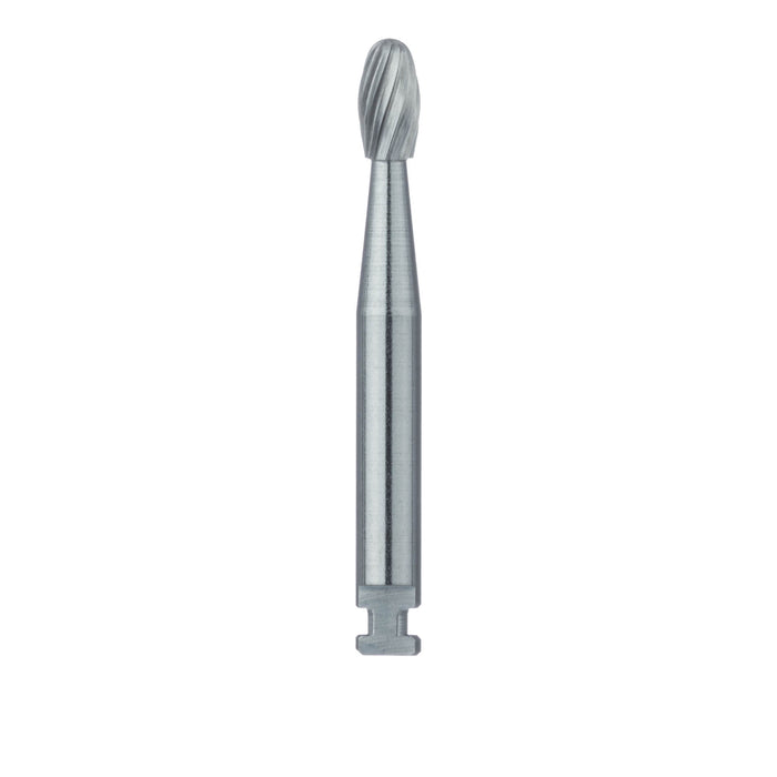 Trimming & Finishing Carbide Bur, Fine, Football, US#7408, 2.3mm Ø, RA - HM379-023-RA - Avtec Dental