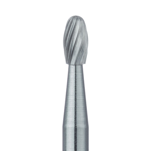 Trimming & Finishing Carbide Bur, Fine, Football, US#7408, 2.3mm Ø, RA - HM379-023-RA - Avtec Dental