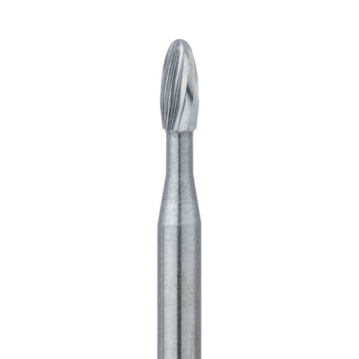 Trimming & Finishing Carbide Bur, Fine, Football, US#7404, 1.4mm Ø, FG -HM379-014-FG - Avtec Dental