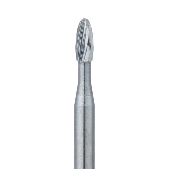 Trimming & Finishing Carbide Bur, Fine, Football, US#7404, 1.4mm Ø, FG -HM379-014-FG - Avtec Dental