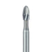 Trimming & Finishing Carbide Bur, Fine, Football, US#7406, 1.8mm Ø, FG - HM379-018-FG - Avtec Dental