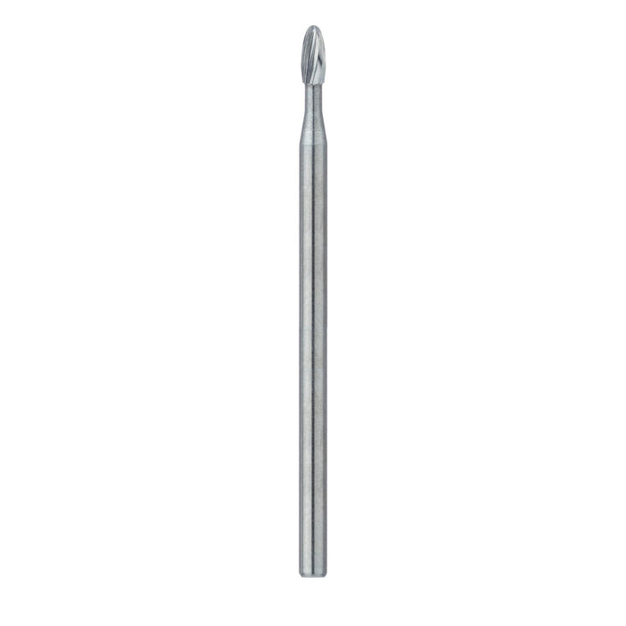 Trimming & Finishing Carbide Bur, Fine, Football, US#7404 1.4mm Ø, SU (FGXXL) - HM379-014-SU - Avtec Dental