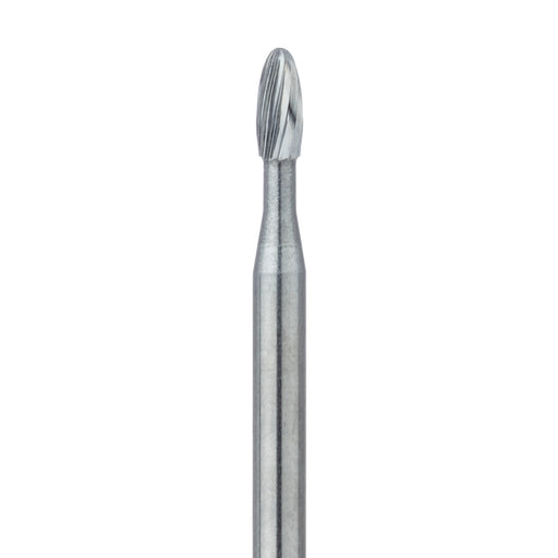 Trimming & Finishing Carbide Bur, Fine, Football, US#7404 1.4mm Ø, SU (FGXXL) - HM379-014-SU - Avtec Dental
