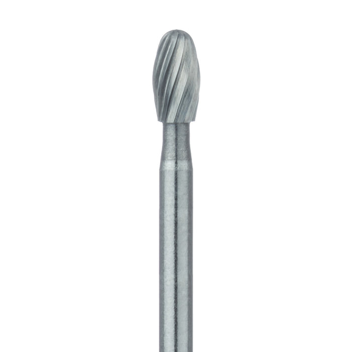 Trimming & Finishing Carbide Bur, Fine, Football, US#7408, 2.3mm Ø, SU (FGXXL) - HM379-023-SU - Avtec Dental