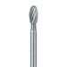 Trimming & Finishing Carbide Bur, Fine, Football, US#7408, 2.3mm Ø, SU (FGXXL) - HM379-023-SU - Avtec Dental