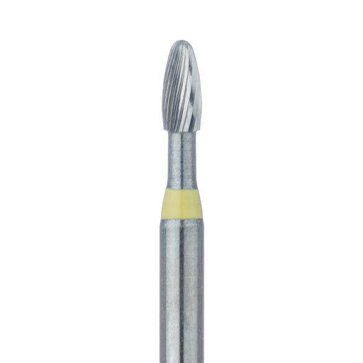 Trimming & Finishing Carbide Bur, Extra Fine (20 Flute), Football, 1.4mm Ø, FG - HM379F-014-FG - Avtec Dental