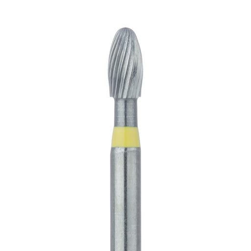 Trimming & Finishing Carbide Bur, Extra Fine (20 Flute), Football, 1.8mm Ø, FG - HM379F-018-FG - Avtec Dental
