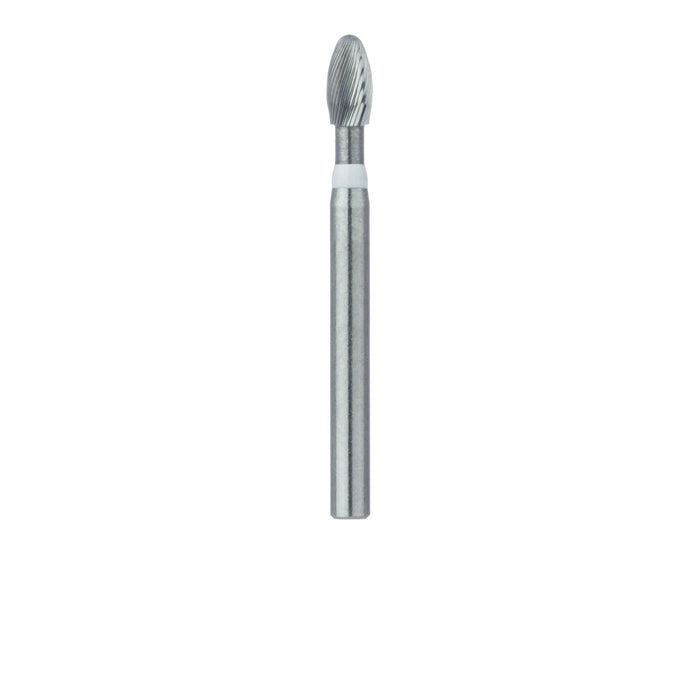 Trimming & Finishing Carbide Bur, Ultra Fine (30 Flute), Football, 1.8mm Ø, FG - HM379U-018-FG - Avtec Dental