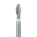 Trimming & Finishing Carbide Bur, Ultra Fine (30 Flute), Football, 1.8mm Ø, FG - HM379U-018-FG - Avtec Dental
