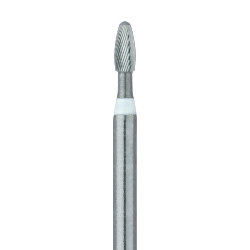 Trimming & Finishing Carbide Bur, Ultra Fine (30 Flute), Football, 1.4mm Ø, SU (FGXXL) - HM379U-014-SU - Avtec Dental