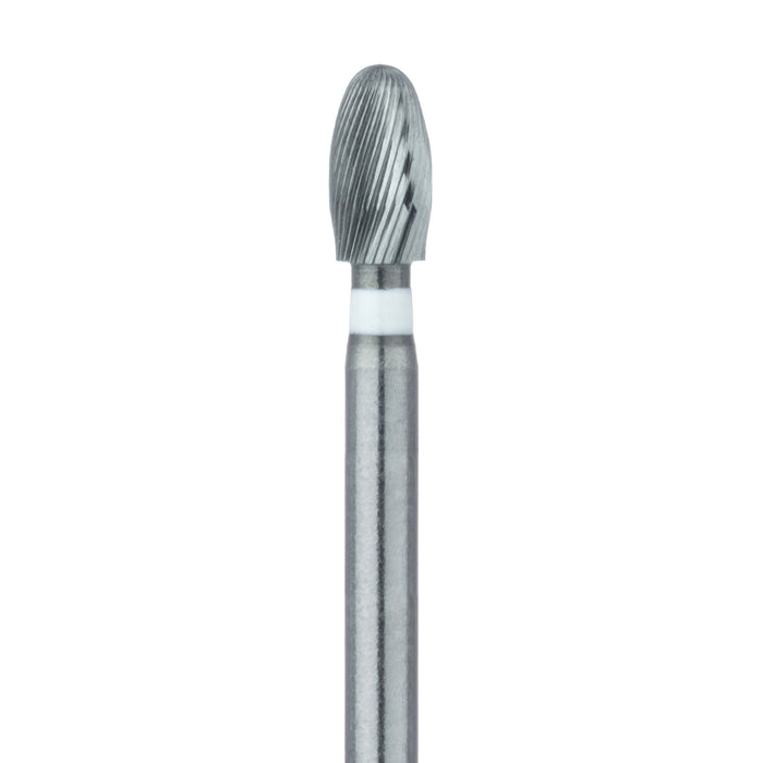 Trimming & Finishing Carbide Bur, Ultra Fine (30 Flute), Football, US#7408, 2.3mm Ø, SU (FGXXL) - HM379U-023-SU - Avtec Dental