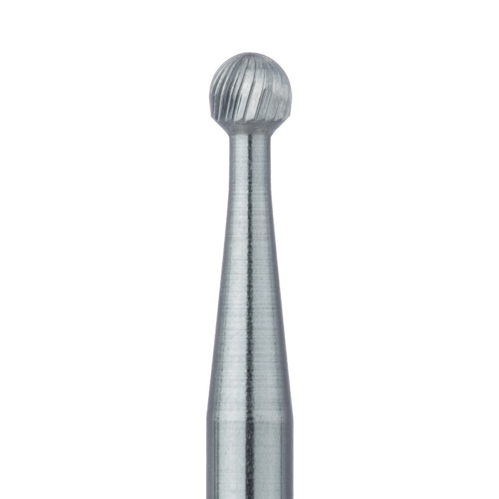 Trimming & Finishing Carbide Bur, Fine, Round, US#7008, 2.3mm Ø, RA - HM41-023-RA - Avtec Dental