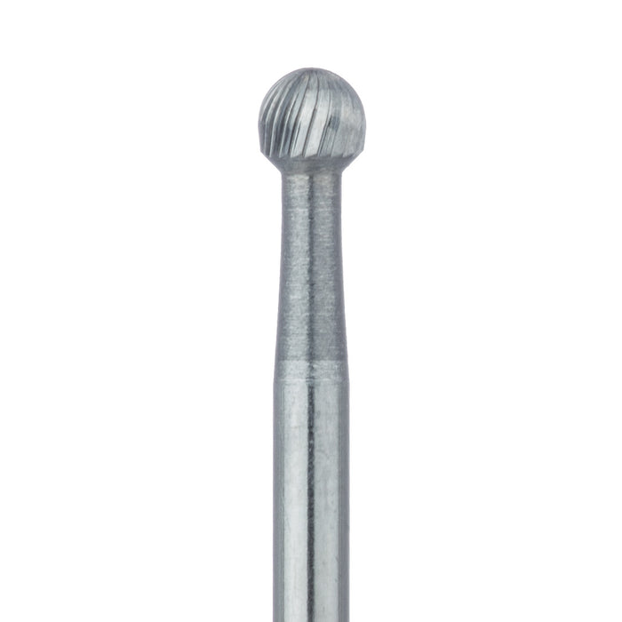 Trimming & Finishing Carbide Bur, Fine, Round, US#7008, 2.3mm Ø, FG - HM41-023-FG - Avtec Dental