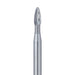 Trimming & Finishing Carbide Bur, Fine, Round End Egg, 1.4mm Ø, FG - HM44E-014-FG - Avtec Dental