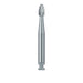 Trimming & Finishing Carbide Bur, Fine, Round End Egg, 2.3mm Ø, RA - HM44E-023-RA - Avtec Dental