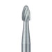 Trimming & Finishing Carbide Bur, Fine, Round End Egg, 2.3mm Ø, RA - HM44E-023-RA - Avtec Dental