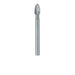 Trimming & Finishing Carbide Bur, Fine, Round End Egg, 2.3mm Ø, FG - HM44E-023-FG - Avtec Dental