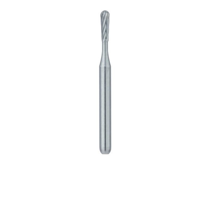 Trimming & Finishing Carbide Bur, Fine, Pear, US#7303, 1.2mm Ø, FG - HM47L-012-FG - Avtec Dental