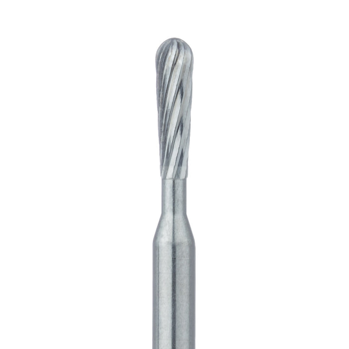 Trimming & Finishing Carbide Bur, Fine, Pear 1.4mm Ø, FG, - HM47L-014-FG - Avtec Dental