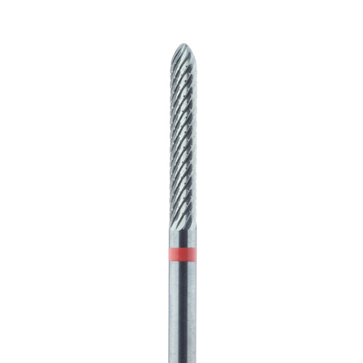 Carbide Cutter, Fine, Cross Cut, Bevel Tip, 2.3mm Ø, HP - HM487FX-023-HP - Avtec Dental