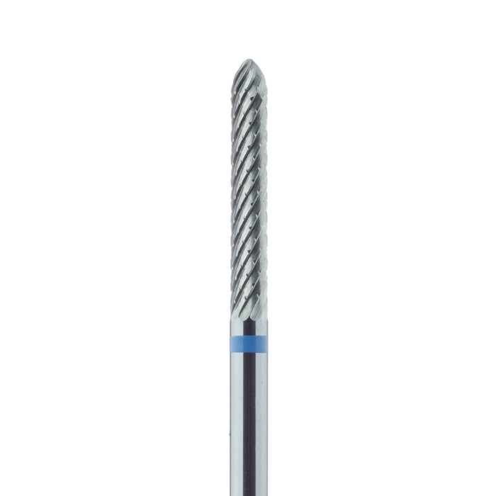 Carbide Cutter, Medium, Cross Cut, Bevel Tip, 2.3mm Ø, HP - HM487GX-023-HP - Avtec Dental