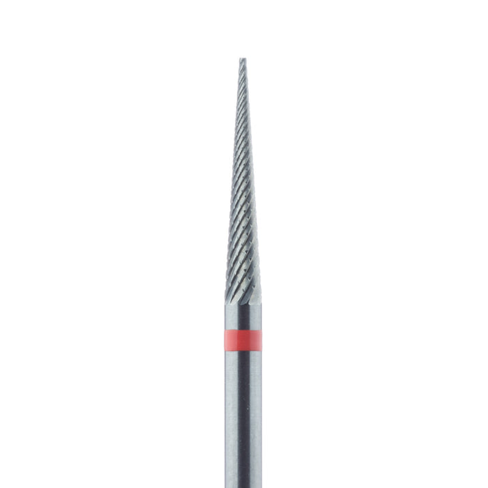 Carbide Cutter, Fine, Cross Cut, Pointed X-Mas Tree, 2.3mm Ø, HP - HM489FX-023-HP - Avtec Dental