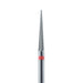 Carbide Cutter, Fine, Cross Cut, Pointed X-Mas Tree, 2.3mm Ø, HP - HM489FX-023-HP - Avtec Dental