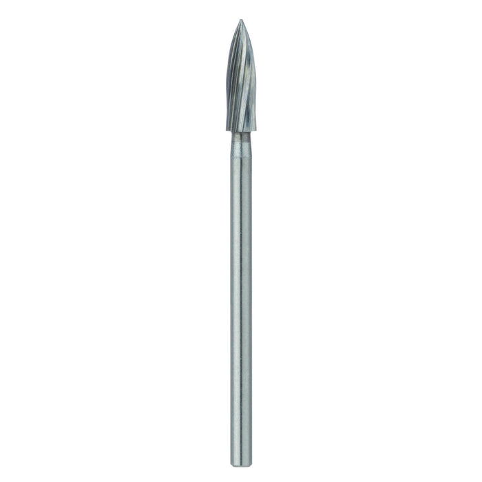 Trimming & Finishing Carbide Bur, Fine, Flame, 2.3mm Ø, SU (FGXXL) - HM48L-023-SU - Avtec Dental