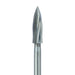 Trimming & Finishing Carbide Bur, Fine, Flame, 2.3mm Ø, SU (FGXXL) - HM48L-023-SU - Avtec Dental