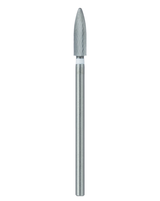 Trimming & Finishing Carbide Bur, Ultra Fine, Flame, 2.3mm Ø, SU (FGXXL) - HM48LU-023-SU - Avtec Dental