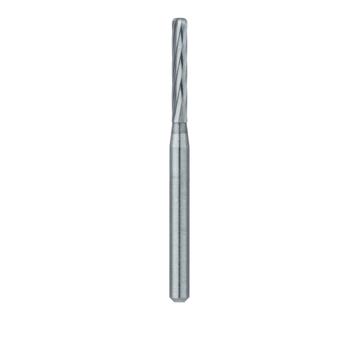 Trimming & Finishing Carbide Bur, Long Round Edge Cylinder, 1.2mm Ø, FGL - HM49LKR-012-FGL - Avtec Dental