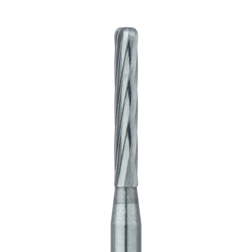 Trimming & Finishing Carbide Bur, Long Round Edge Cylinder, 1.2mm Ø, FGL - HM49LKR-012-FGL - Avtec Dental