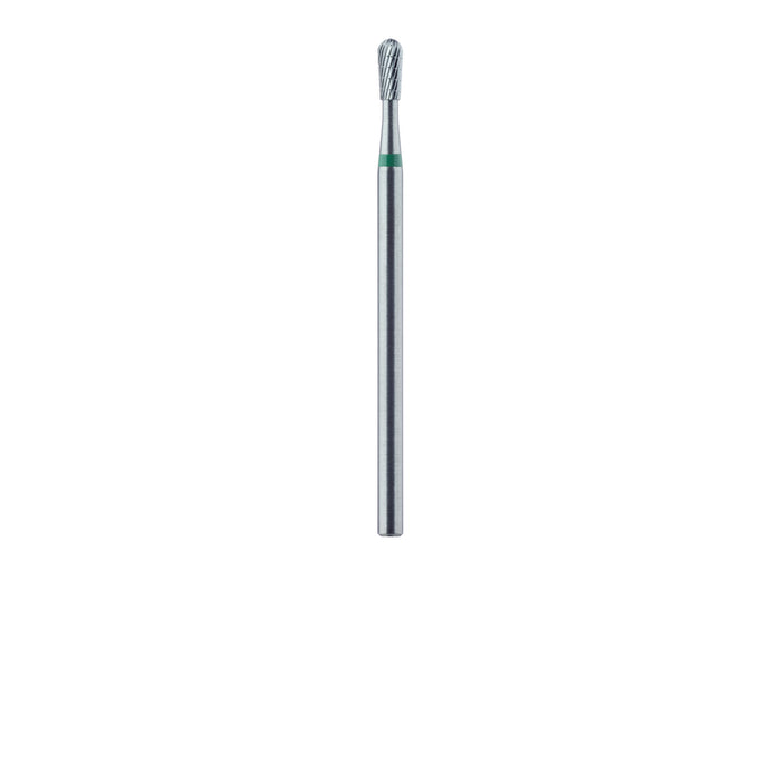 Carbide Cutter, Coarse, Special Toothing for Non-Precious Metals, Small Pear, 2.3mm Ø, HP - HM77MX-023-HP - Avtec Dental