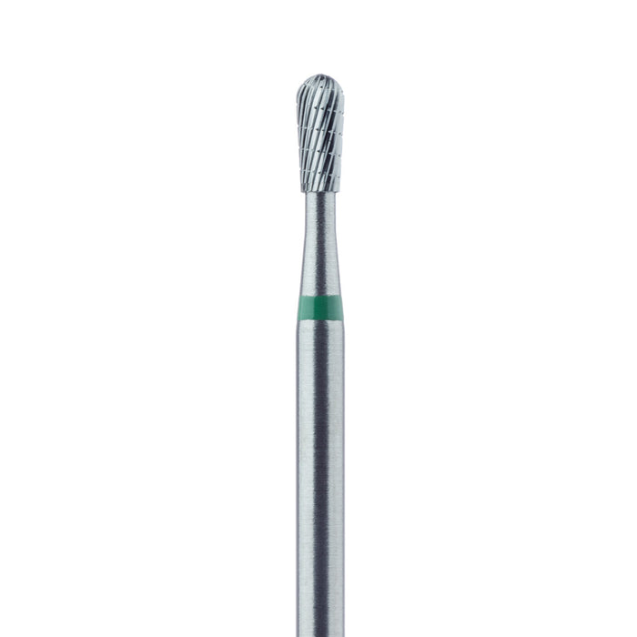 Carbide Cutter, Coarse, Special Toothing for Non-Precious Metals, Small Pear, 2.3mm Ø, HP - HM77MX-023-HP - Avtec Dental