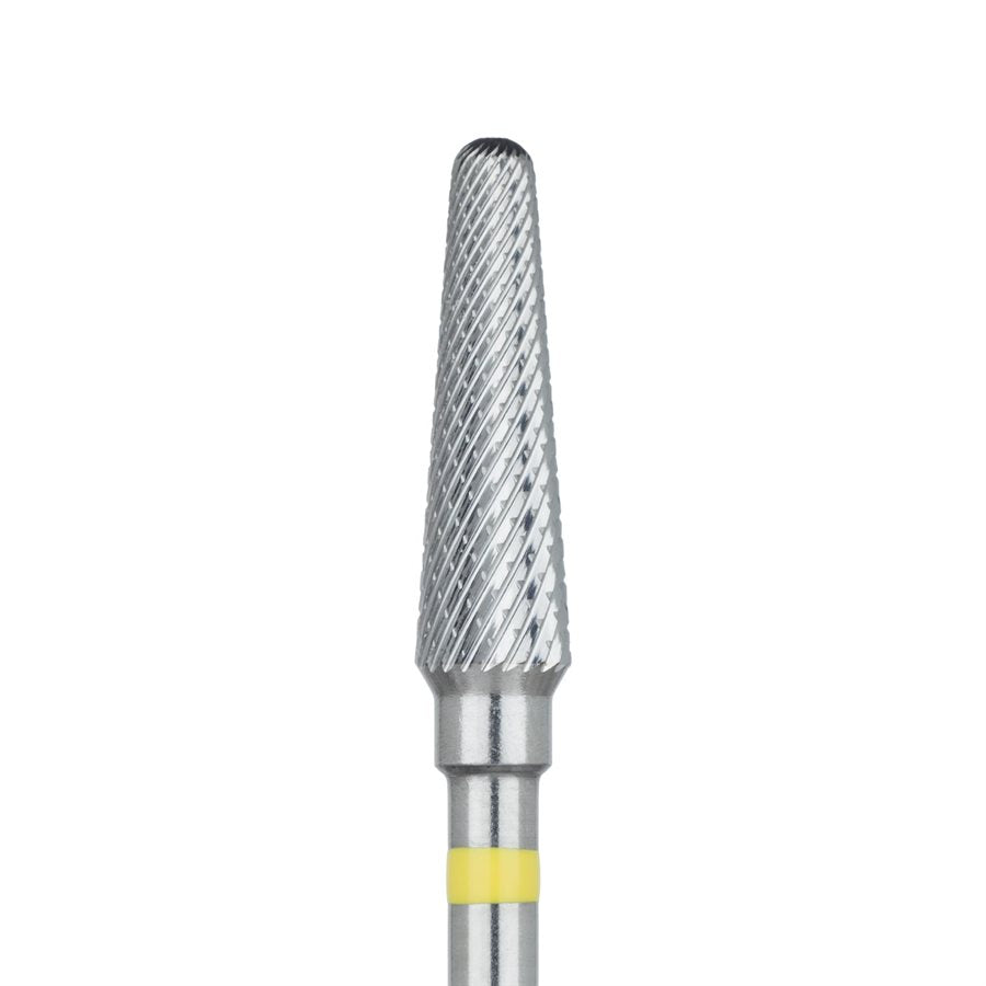 Carbide Cutter, Extra Fine, Cross Cut, Round End Taper, 4mm Ø, HP - HM