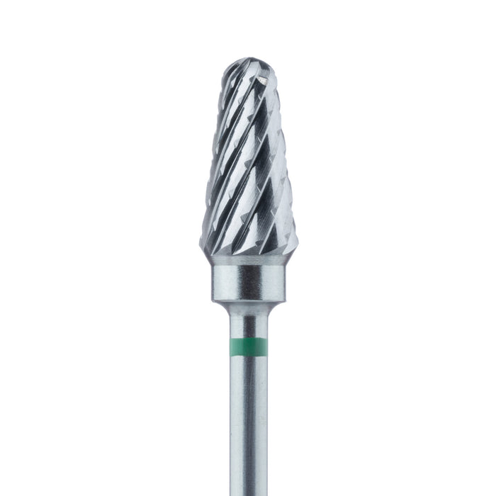 Carbide Cutter, Coarse, Cross Cut, Round End Taper, 6mm Ø, HP - HM79HX-060-HP - Avtec Dental