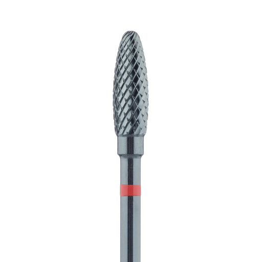Black Cobra Laboratory Carbide Bur, Fine, Cross Cut, 4mm Ø, HP - HMB250F-040-HP - Avtec Dental