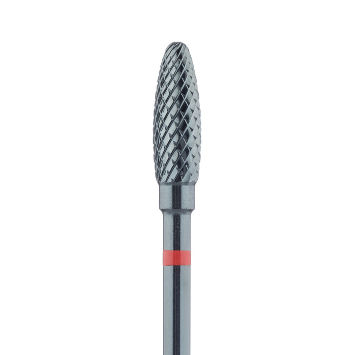 Black Cobra Laboratory Carbide Bur, Fine, Cross Cut, 4mm Ø, HP - HMB250F-040-HP - Avtec Dental