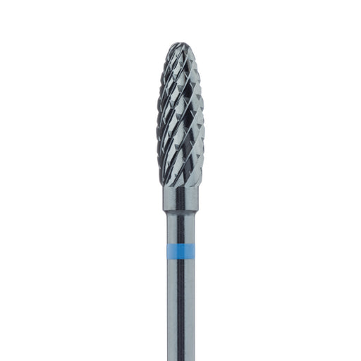Black Cobra Laboratory Carbide Bur, Medium, Cross Cut, 4mm Ø, HP - HMB250G-040-HP - Avtec Dental