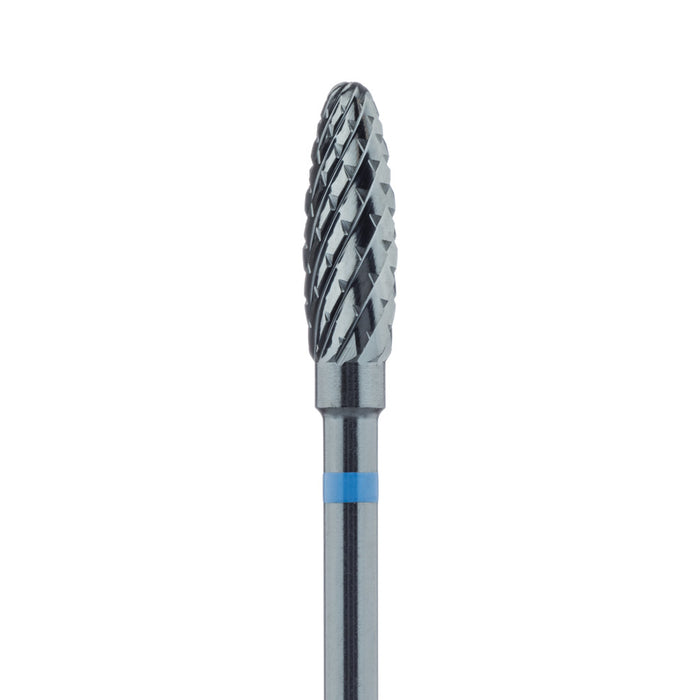 Black Cobra Laboratory Carbide Bur, Medium, Cross Cut, 4mm Ø, HP - HMB250G-040-HP - Avtec Dental