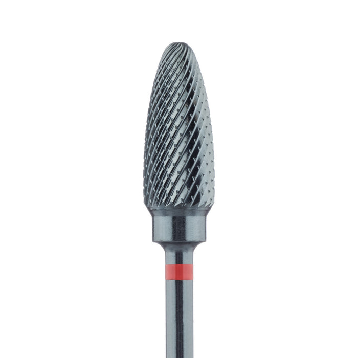 Black Cobra Laboratory Carbide Bur, Fine, Cross Cut, 6mm Ø, HP - HMB251F-060-HP - Avtec Dental
