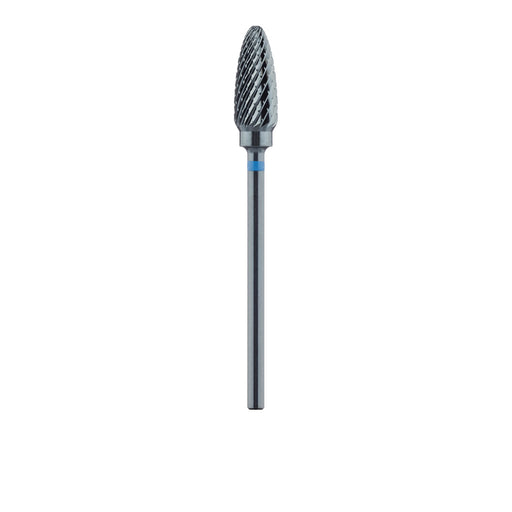 Black Cobra Laboratory Carbide Bur, Medium, Cross Cut, 6mm Ø, HP - HMB251G-060-HP - Avtec Dental