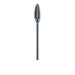 Black Cobra Laboratory Carbide Bur, Medium, Cross Cut, 6mm Ø, HP - HMB251G-060-HP - Avtec Dental