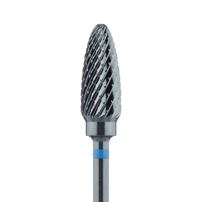 Black Cobra Laboratory Carbide Bur, Medium, Cross Cut, 6mm Ø, HP - HMB251G-060-HP - Avtec Dental