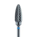 Black Cobra Laboratory Carbide Bur, Medium, Cross Cut, 6mm Ø, HP - HMB251G-060-HP - Avtec Dental