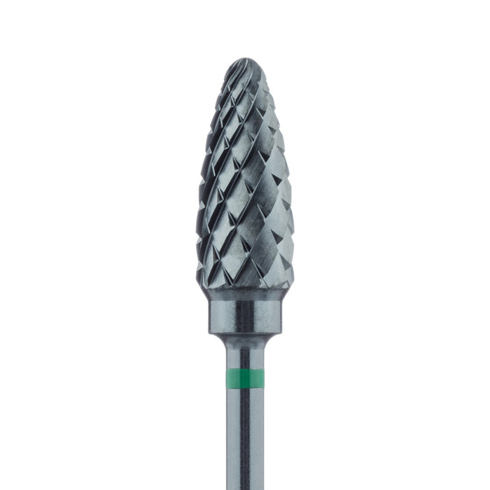Black Cobra Laboratory Carbide Bur, Coarse, Cross Cut, 6mm Ø, HP - HMB251H-060-HP - Avtec Dental