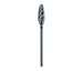Black Cobra Laboratory Carbide Bur, Super Coarse, Cross Cut, 6mm Ø, HP - HMB251S-060-HP - Avtec Dental