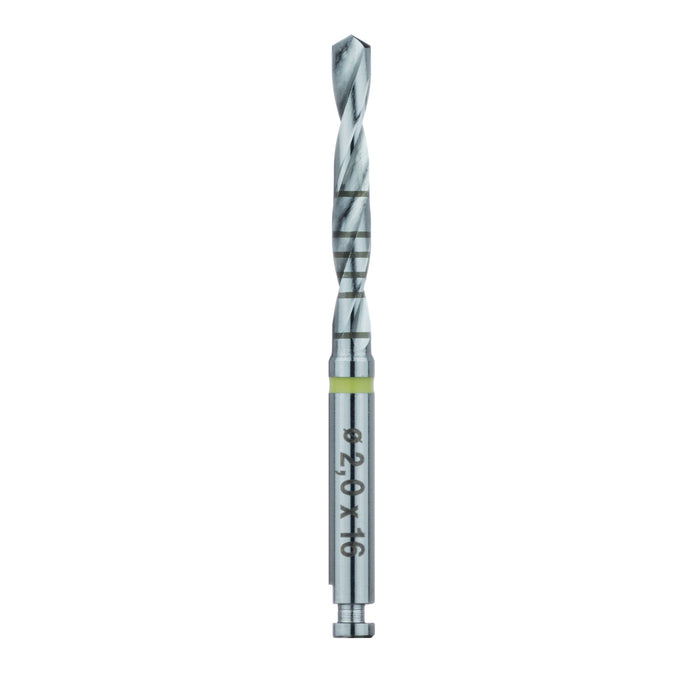 Surgery, Implant Bur with Depth Markings, 2mm Ø, 17mm Length, RAL - HN010 - Avtec Dental